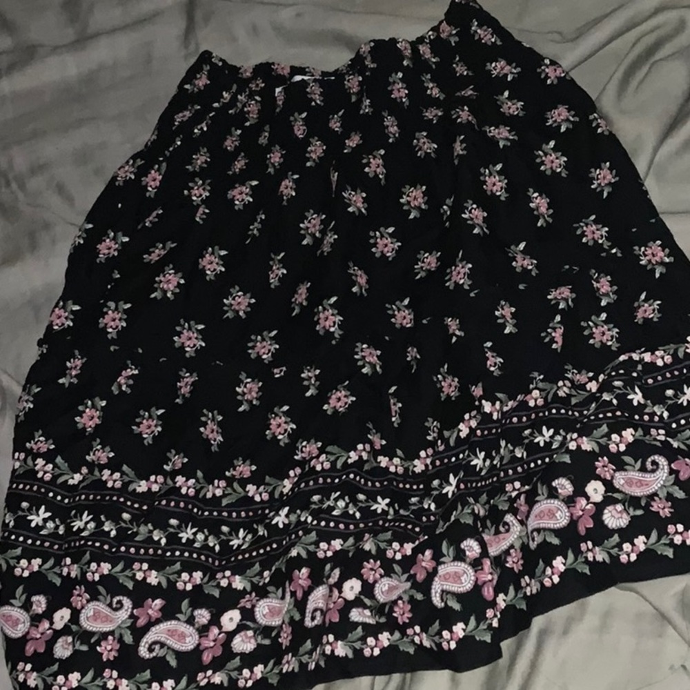 Floral/Paisley patterned skirt